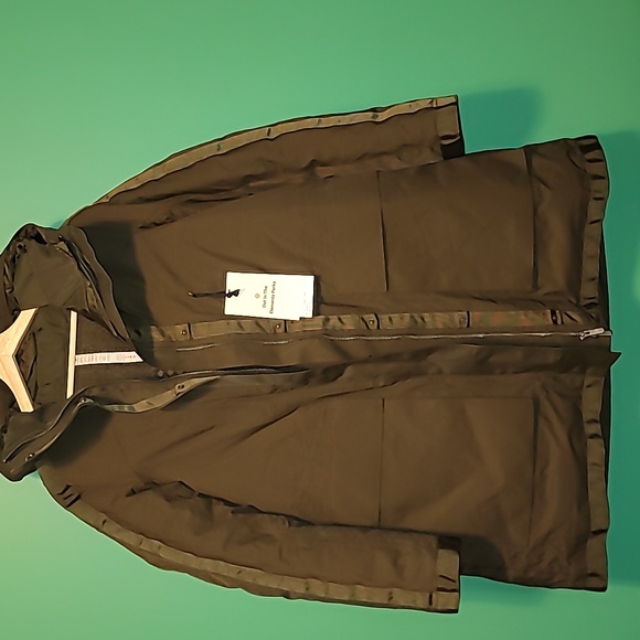 Lululemon Out In The Elements Parka - Dark Olive - Size 6  *read description* - Picture 6 of 15